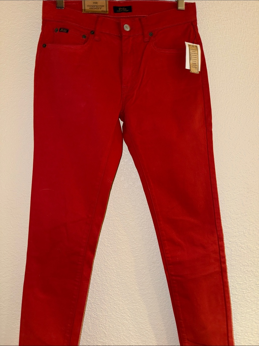 Polo by Ralph Lauren Red Skinny Jeans